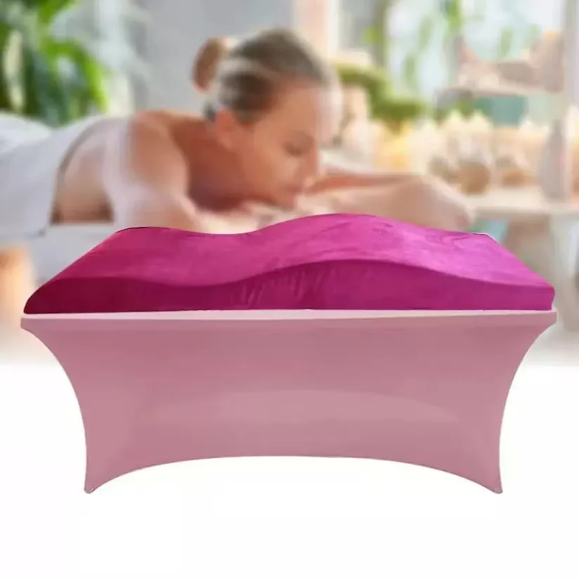 Professional Eyelash Bed Mattress,Ergonomic Curved Shape,High-Density Massage Foam Cushion for Beauty Salon