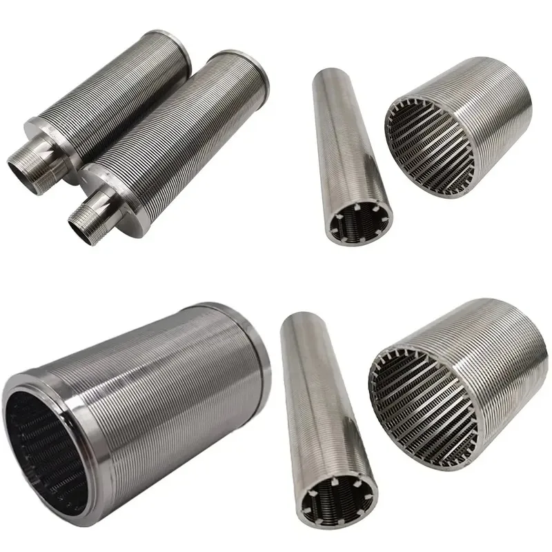 Wedge Wire Tube Johnson Filter 300 Micron Food Grade Screen