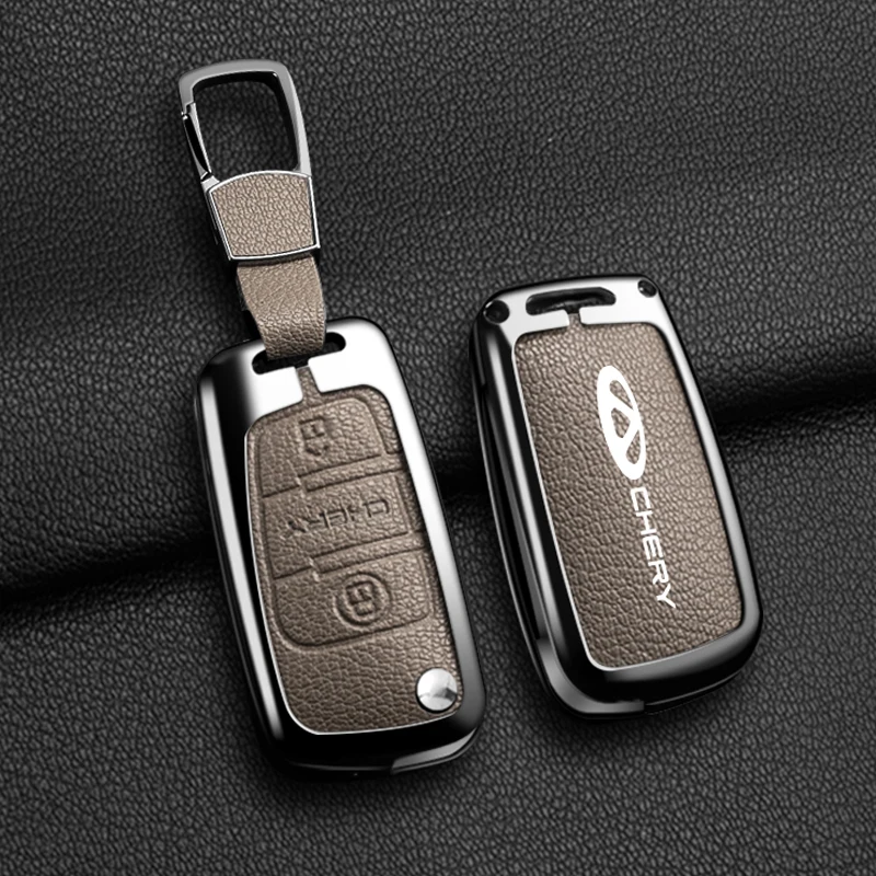 

Zinc Alloy Car Key Case for Chery Arrizo7 E3 E5 A3 A5 Tiggo 2 3 5 3X Fulwin2 Eastar Little Ant Airyze Ruihu Car Accessories