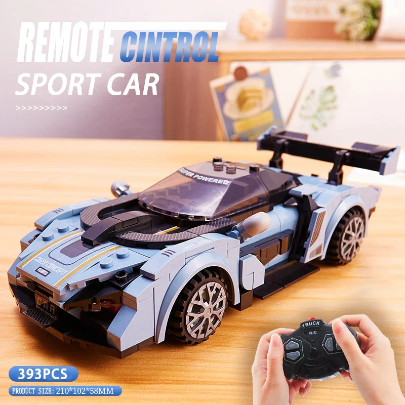 High-Tech City Remote Control Sports Car Building Block Racing Technical Off Road Vehicle Model Bricks Toys For Kid Gift MOC