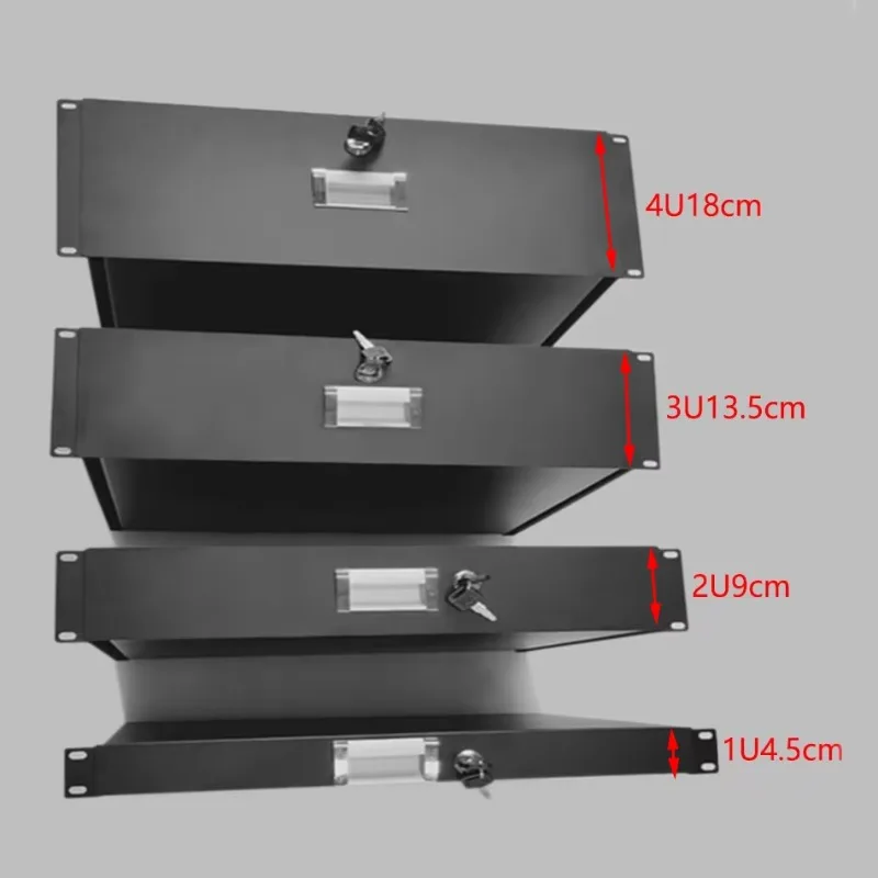 China Factory Supply 1U Keyboard Drawer Server Cabinet Chassis 19inch 2U 3U Rack-Mount Sliding Drawer Network Rack for Sale