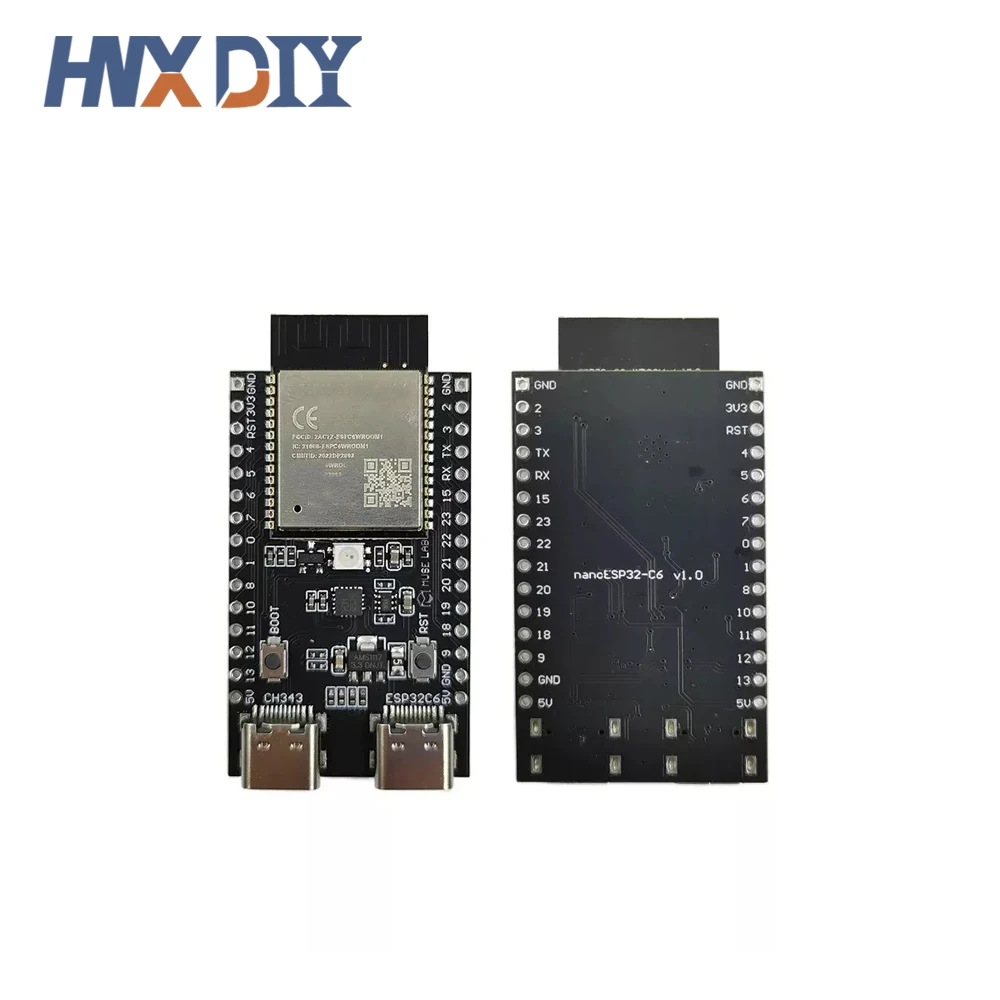 Imagem -06 - Internet das Coisas Dual Tipo-c Development Board para Arduino Esp32-c6-devkit c Bluetooth Esp32-c6 32 Core 110 Pcs