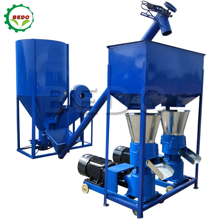 

High Quality Feed Pellet Production Line Chicken Food Making Machine Animal Feed Pellet Fish Feed Manufacturing Machinery