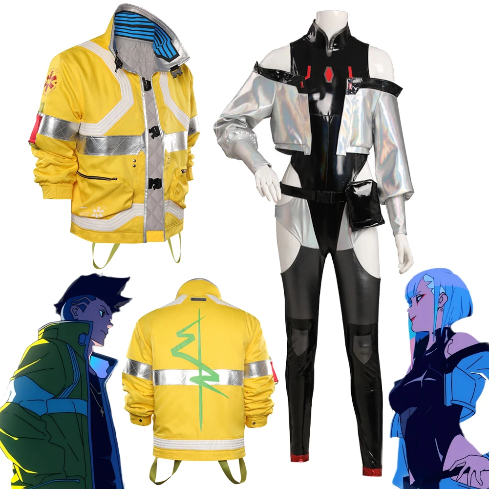 

Runner Of Edge David Martinez Lucy Cosplay Fantasy Clothing TV Costume Disguise Halloween Women Men Fantasia Party Outfits