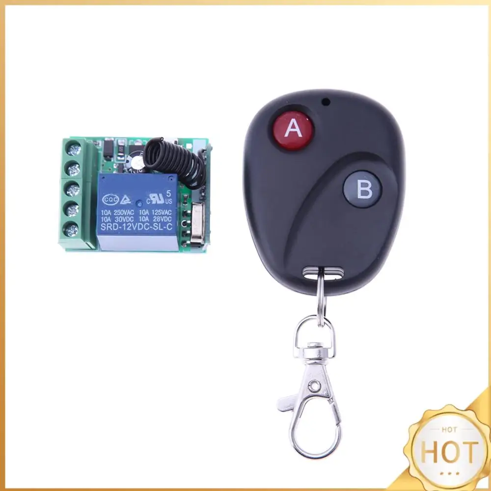 

Беспроводной пульт дистанционного управления 433 МГц, 12 В постоянного тока, 1-канальное реле, дистанционный выключатель