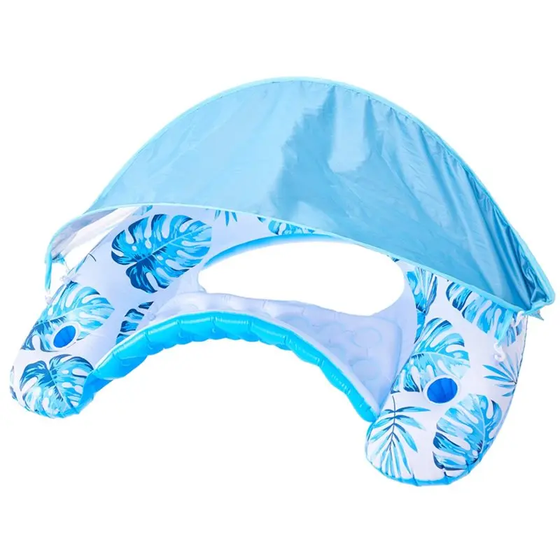

Dropship-Inflatable Pool Floats With Canopy, Cup Holders Included For Adults-Suitable For Summer Beach Parties