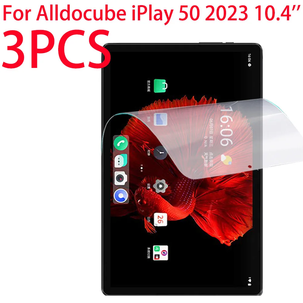 

3 Packs PET Soft Film Screen Protector For Alldocube iPlay 50 2023 10.4 inches Tablet Protective Film