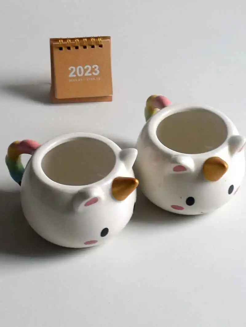 

Cute Creative Cartoon Milk Mugs Household High Quality Ceramic Coffee Cup European Style Simple Daily Office Water Cup