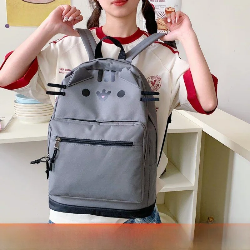 Mochila Ligera con Dibujos Animados de Gatos Adorables para Niñas, Mochila Escolar Casual de Viaje, Mochila Juvenil de Moda c...