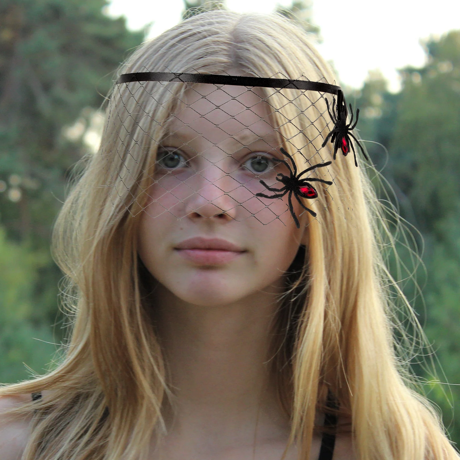 

Masquerade Veil Mask Rhinestone Mesh Halloween Costume Party Mask For Women Venetian Ball Mardi Gras