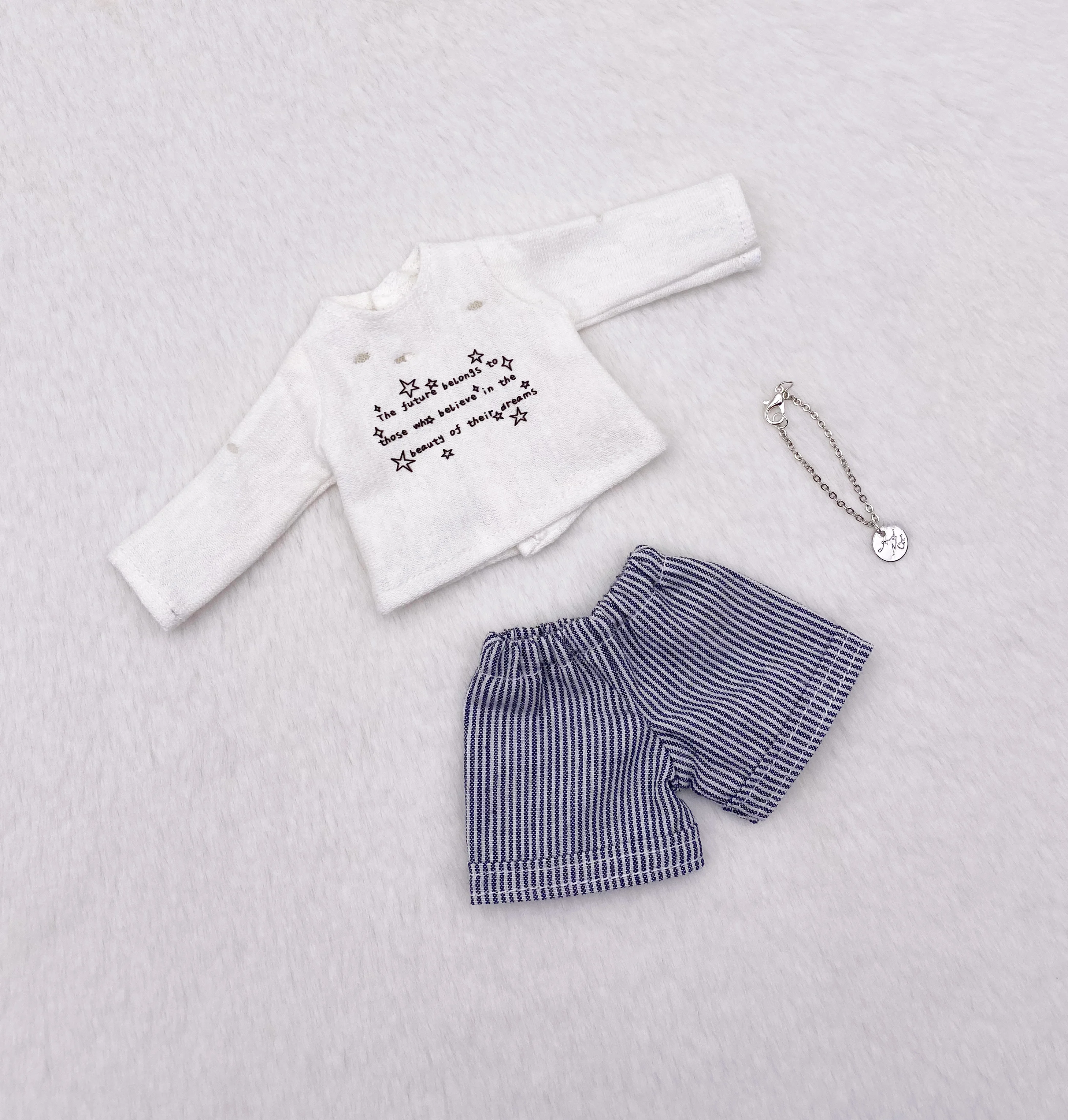 

2026 Kari Store Handmade Dress Clothes for Zsiga 1l8 accessories Doll 8 points action figure Ripped Linen Mini Set skirt