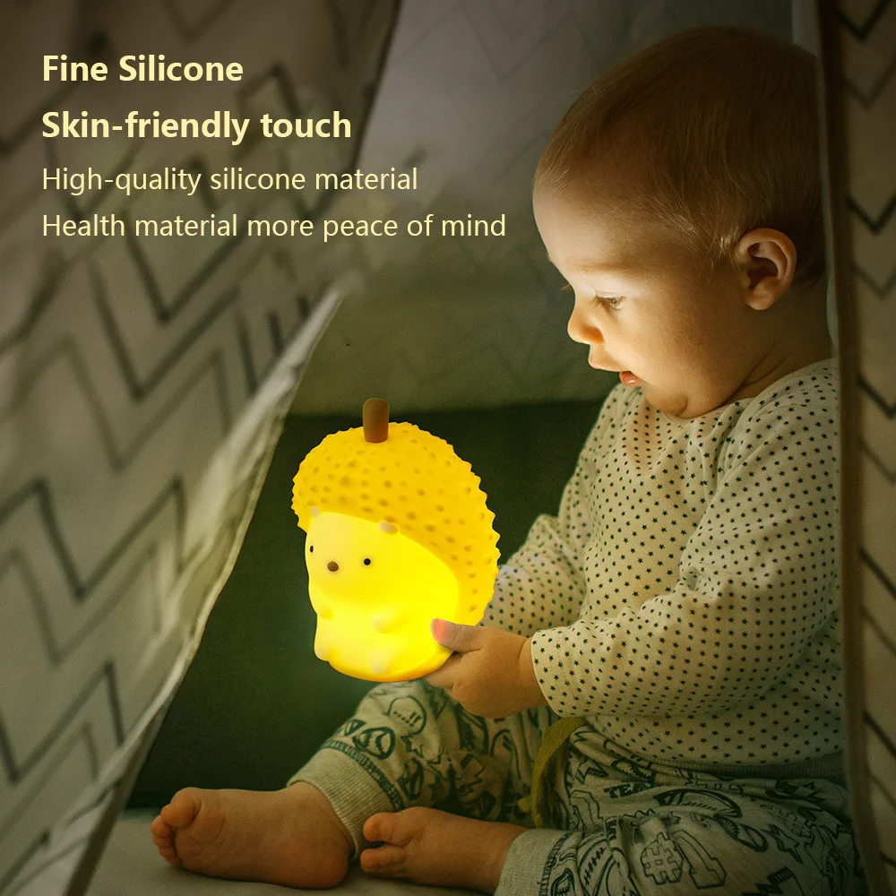 LED Night Light cute Rabbit Animal Cartoon Silicone Lamp Dimmable USB Rechargeable For Children kids bedroom gift Sleeping light