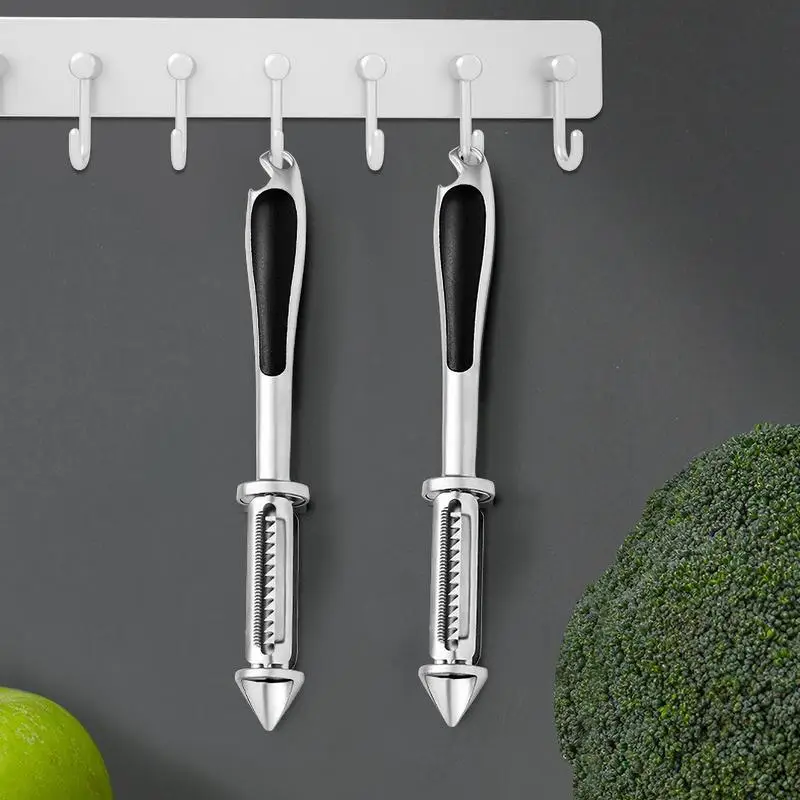 Fruit and Vegetable Peeler 5 in 1 Multi-functional Grater Fruit Peeler Alloy Sharp Peeler Carrot Grater Peeler Kitchen Gadget