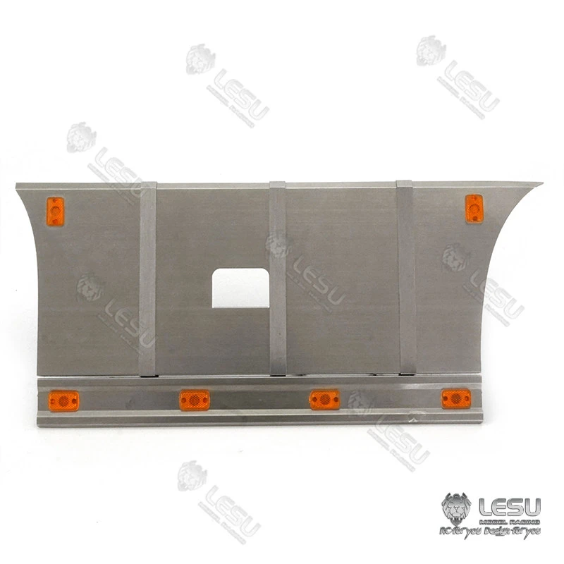 RC 1/14 LESU Metall-Seitenschwellerplatte mit Licht-Werkzeugkasten für Tamiya Hydraulikbagger, Lader, Muldenkipper, für VOLVO Kipper DIY-Teile – Detail 9