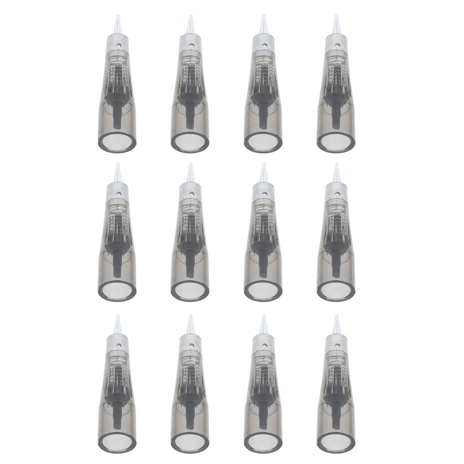 

12Pcs Disposable Eyebrow Tattoo Needles Microblading Analgesia Easy Use Durable Professional Needles