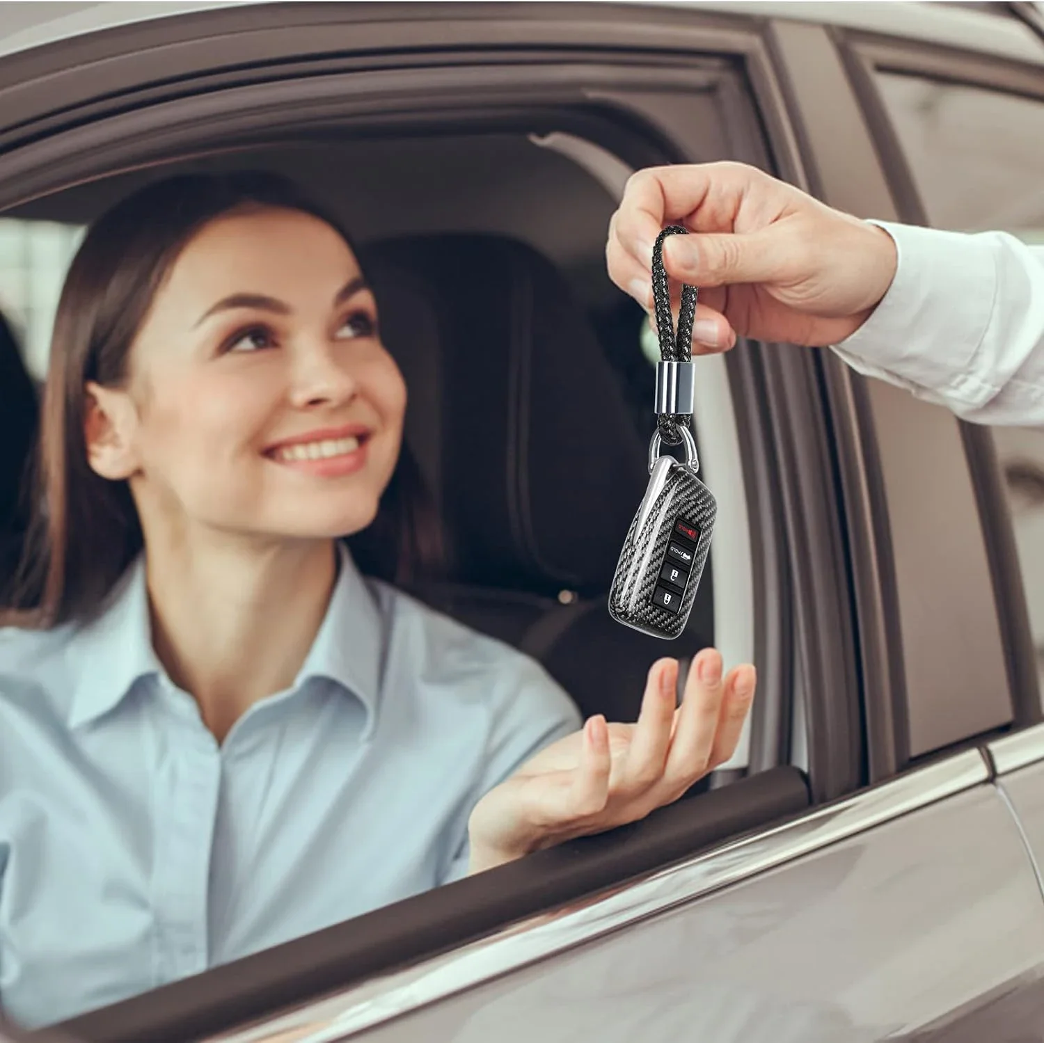 Lexus用カーボンファイバーキーフォブカバー,スマートカーハウジング,ケースプロテクター,es200,es250,es260,es300h,es350,ux200,ux250h,ux260