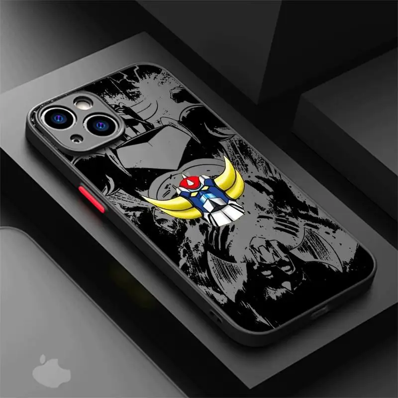 Matowe etui na telefon Goldorak Le Festin Des Loups do iPhone 15 14 11 Pro Max 13 12 Mini XR X SE 7 8 6 6S Plus Półprzezroczyste etui