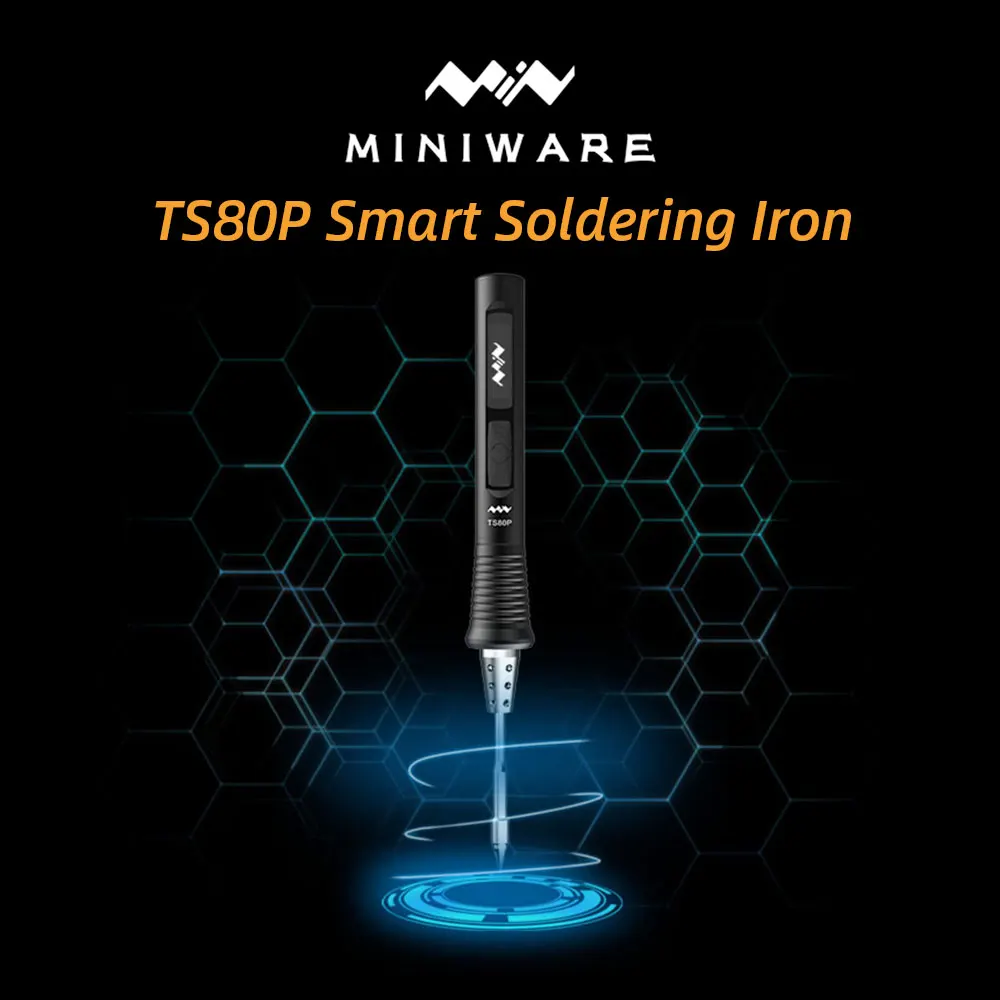 MINIWARE TS80P Smart Soldering Iron PD QC Solder Cautin Station Portable Welding Equipment Electric Welding Digital Repair Tools