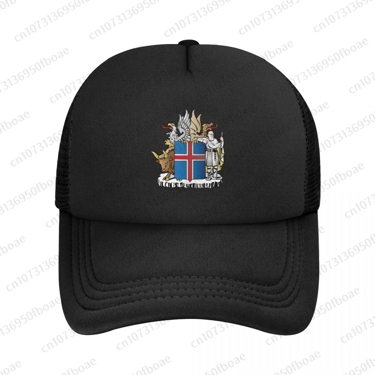 Of Arms Of Iceland Baseball Cap Women Men Classic Hiking Hat Sport Breathable Golf Hats