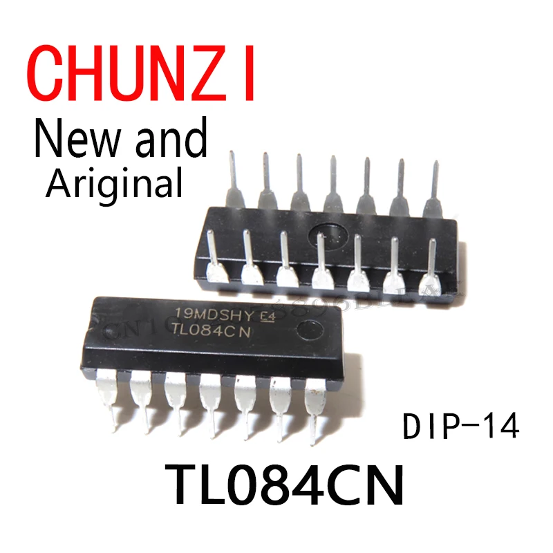 10PCS New and Original IC TL084 084CN DIP-14 TL084CN