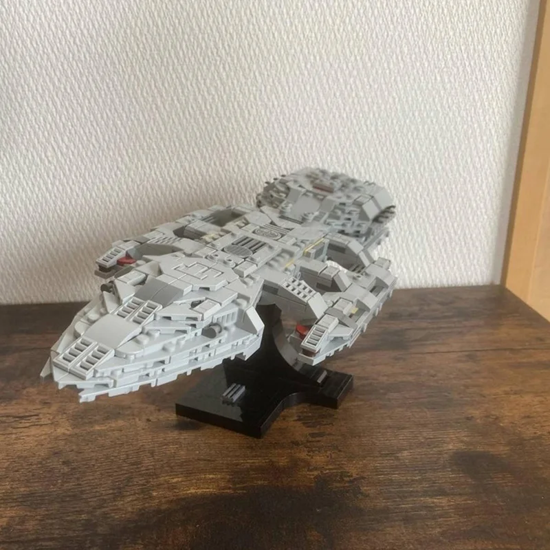 Popular Movie Model MOC Building Bricks Space Combat Battleship Modular Technology Gifts Holiday Assemble Children Toys Suit