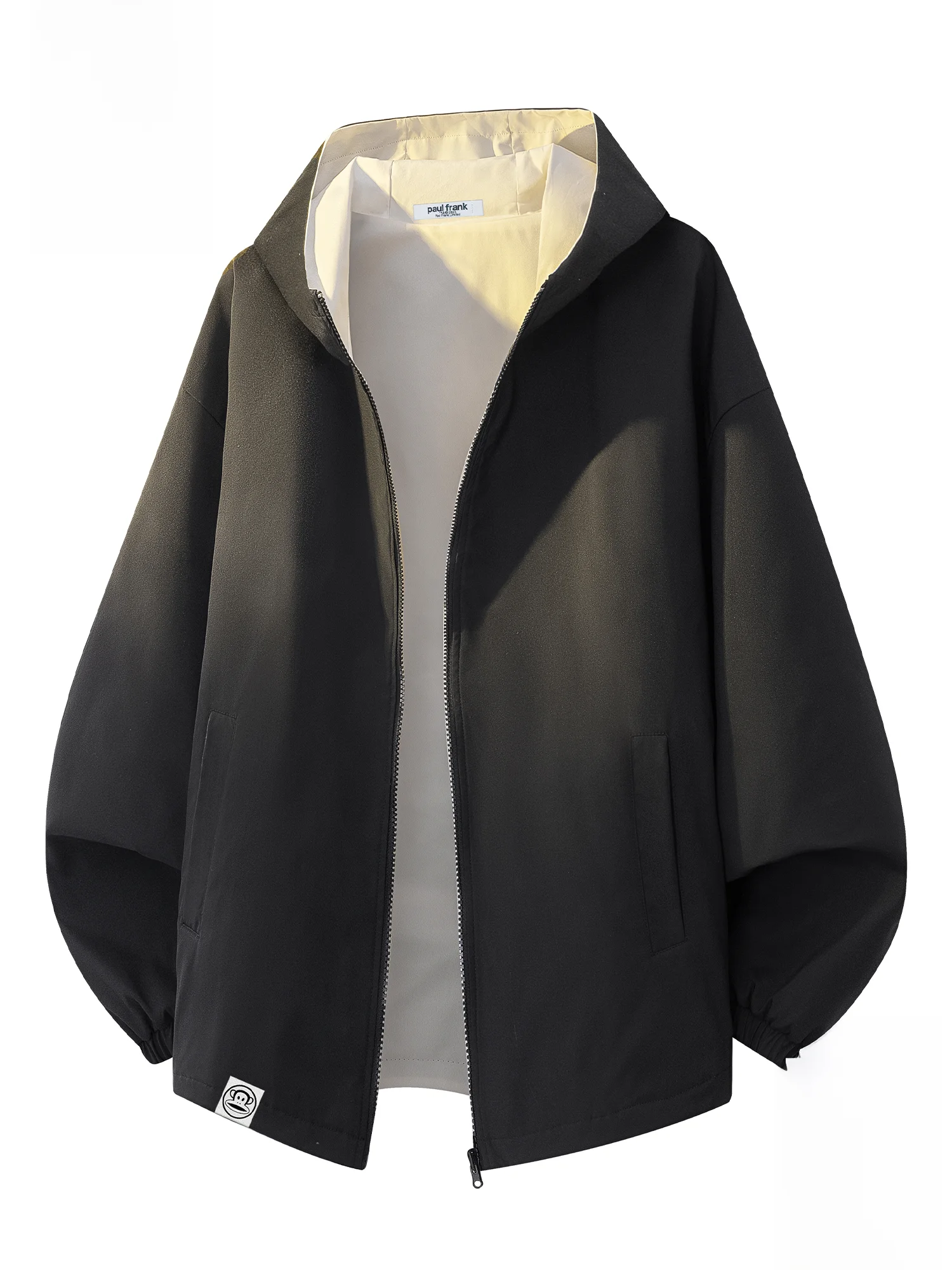 

PaulFrank Double-Sided Wear Hooded Jaet Men's Loose Casual Outerwear Winter Faionable Youth Polyester/Nylon Cosite Fiber