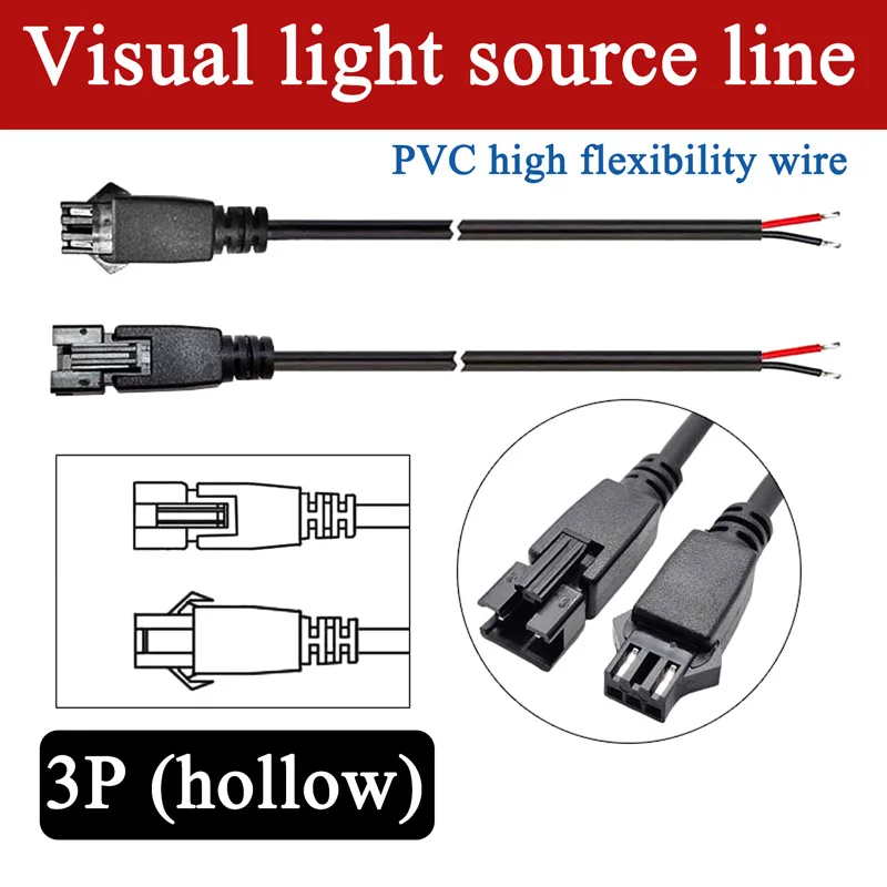 SM-3P Vision Light Source Line for Industrial Camera Machine Vision Inspection SM-3P Male/Female Light Source Connection Line