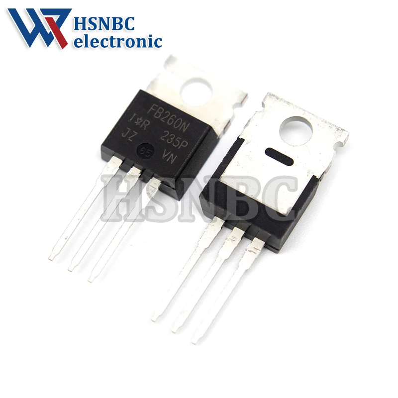 10 قطعة/الوحدة IRFB260N IRFB260NPBF IRFB260 TO-220 56A 200V N-قناة الطاقة MOSFET الترانزستور 100% جديد الأصلي