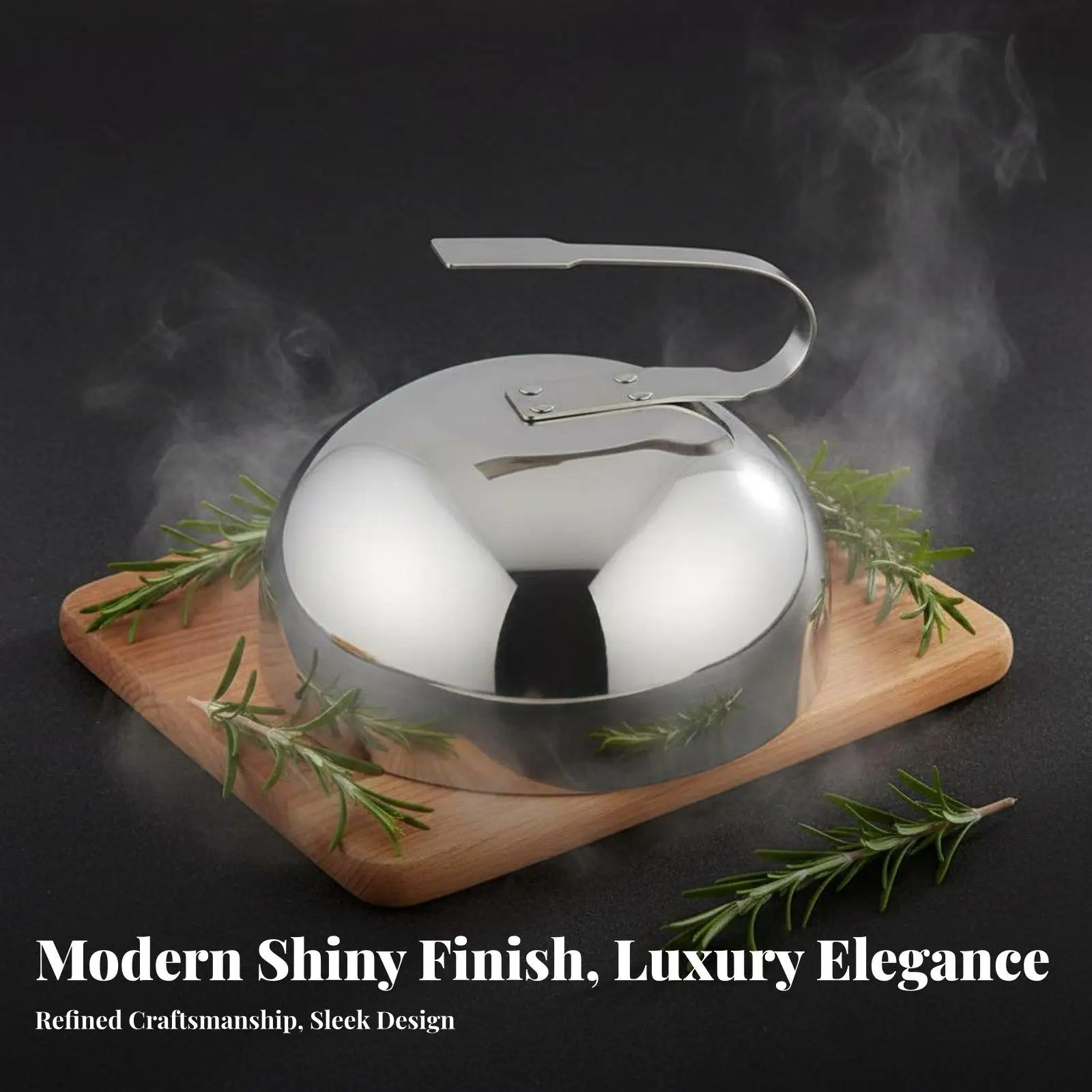 Stainless Steel Steak Cover Anti Steak Basting Cover Sturdy Stainless Steel