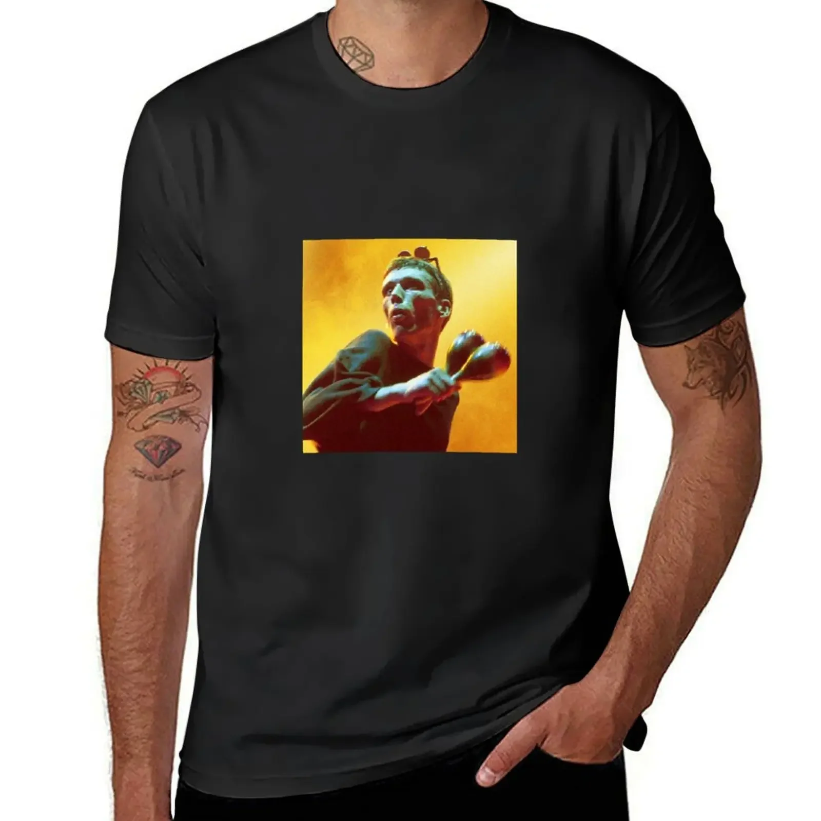 Bez, Happy MONDAYS, Madchester, Salford, 80's, Portrait T-Shirt sports fans summer top blanks mens t shirt graphic