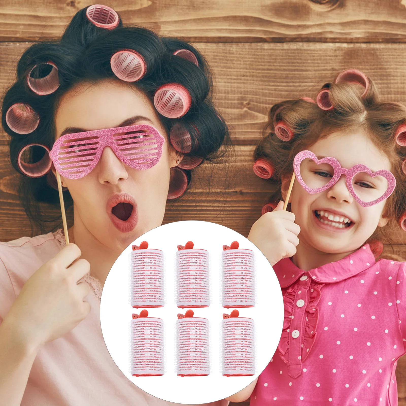 

12Pcs Hair Curlers Self Grip Rollers for Bangs and Root Styling Easy Heatless Curling Tool Air Bangs Maker Women Hair Shaping