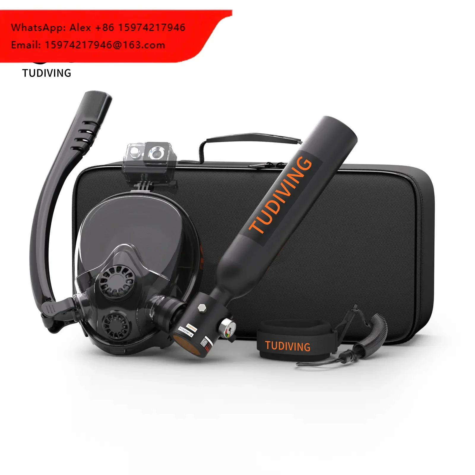 

TUDIVING High Quality Safety High Pressure 3000psi 200Bar CE Gas Cylinder Diving Accessories Kit Scuba Diving Equipment Air Tank