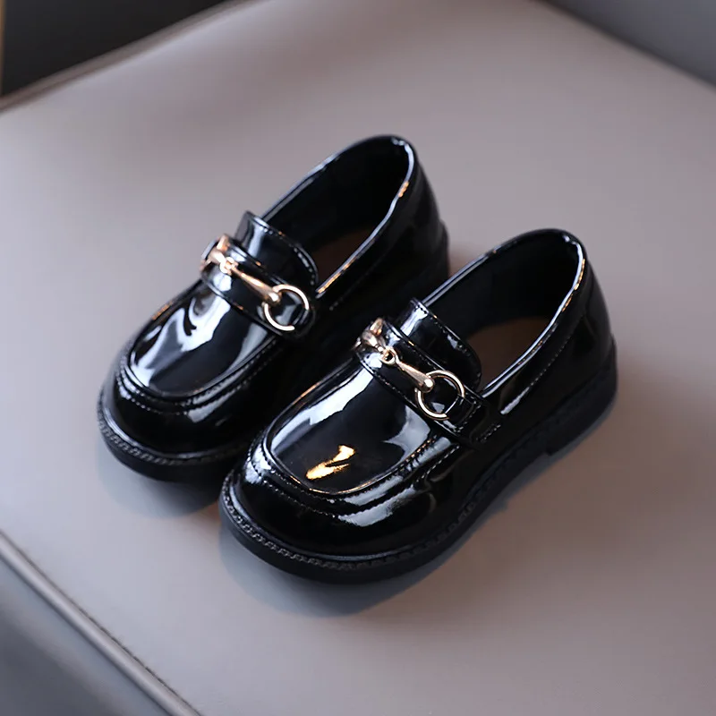 Girl Shoe Fashion Flats for Children Casual Kid Shoe Comfortable PU Leather Shoes Boys Girl Kid Candy Loafers Flat Boy Shoe여아 구두