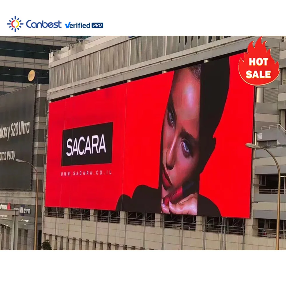 

P6 P8 P10 Front Service Fixed Pantallas Exterior Video Wall Display Billboard Sign Board Signage Advertising Outdoor Led Screen