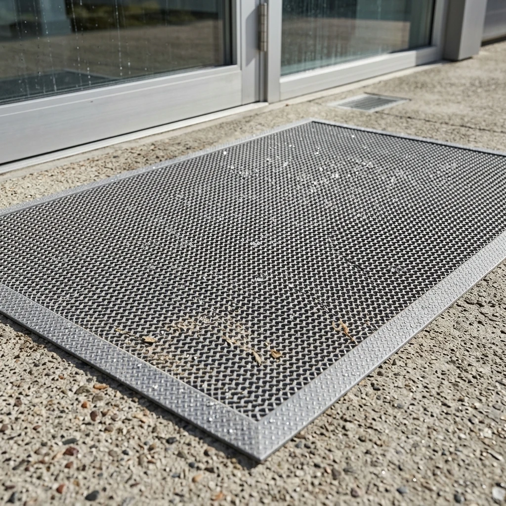 Premium Heavy Duty PVC Door Mat with Non Slip Surface High Quality Waterproof Indoor Outdoor Dirt Trapper Easy Clean Commercial