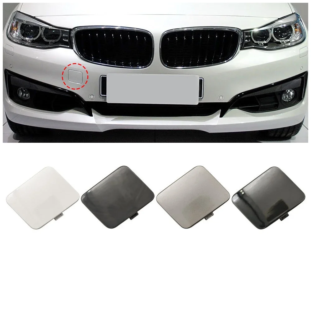 For BMW 3 Series GT Front Bumper Towing Hook Hole Cover F34 Front Bumper Trailer Cover 51117371845 2013-2020