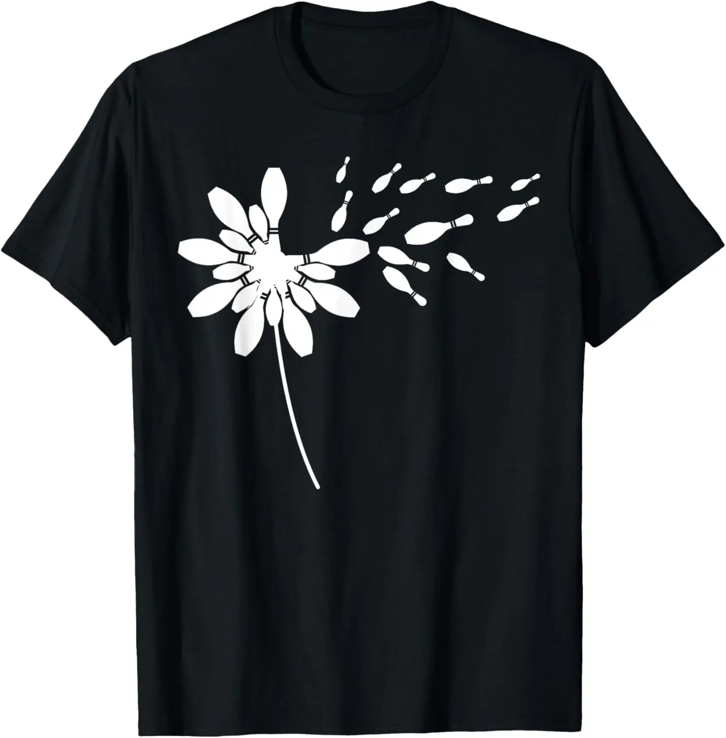 

Dandelion Bowling Pin Shirt for Bowling Player | Bowling T-Shirt