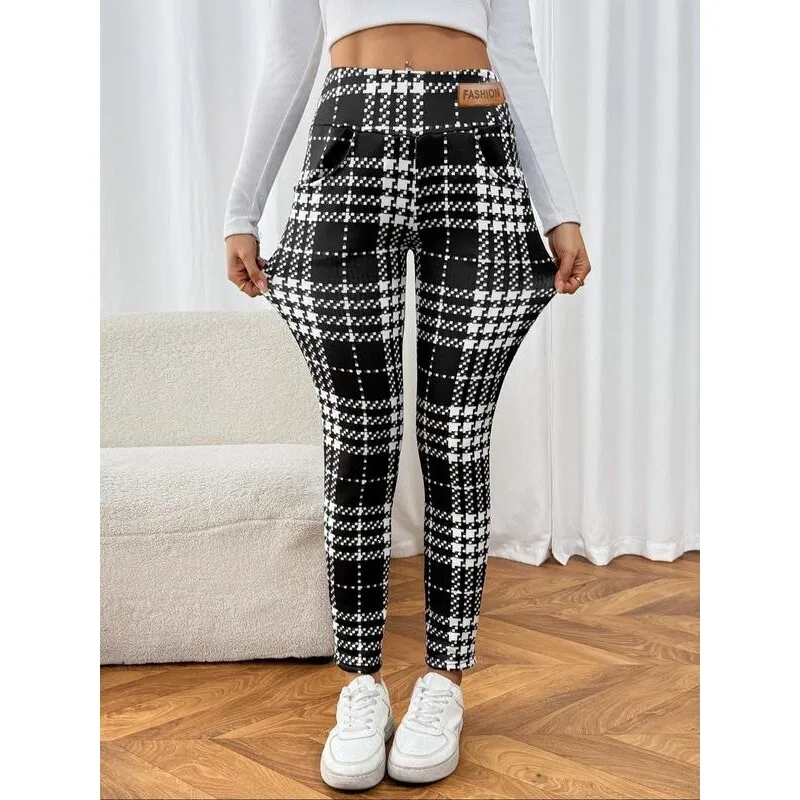 

Fleece Lined Leggings High Waist Trousers Women's Fashion Spring 2026 Neutral Gender Online And Offline Available