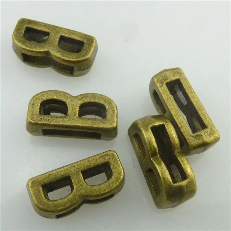 26pcs Ancient Bronze Letters Metal Charms For Jewelry Making Supplies Good Luck Accessories DIY Necklace Bracelets Anklet Charm