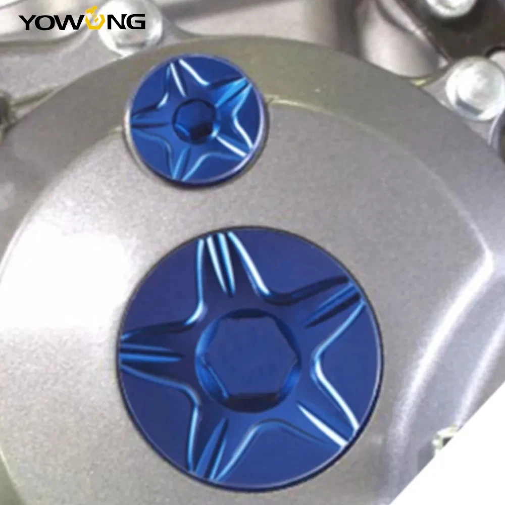ATV YFZ450X YFZ450R Motorcycle CNC Engine Timing Cover Plug Cap For Yamaha YZ250F YZ450F YZ250FX YZ450FX WR250F WR450F 2010-2021