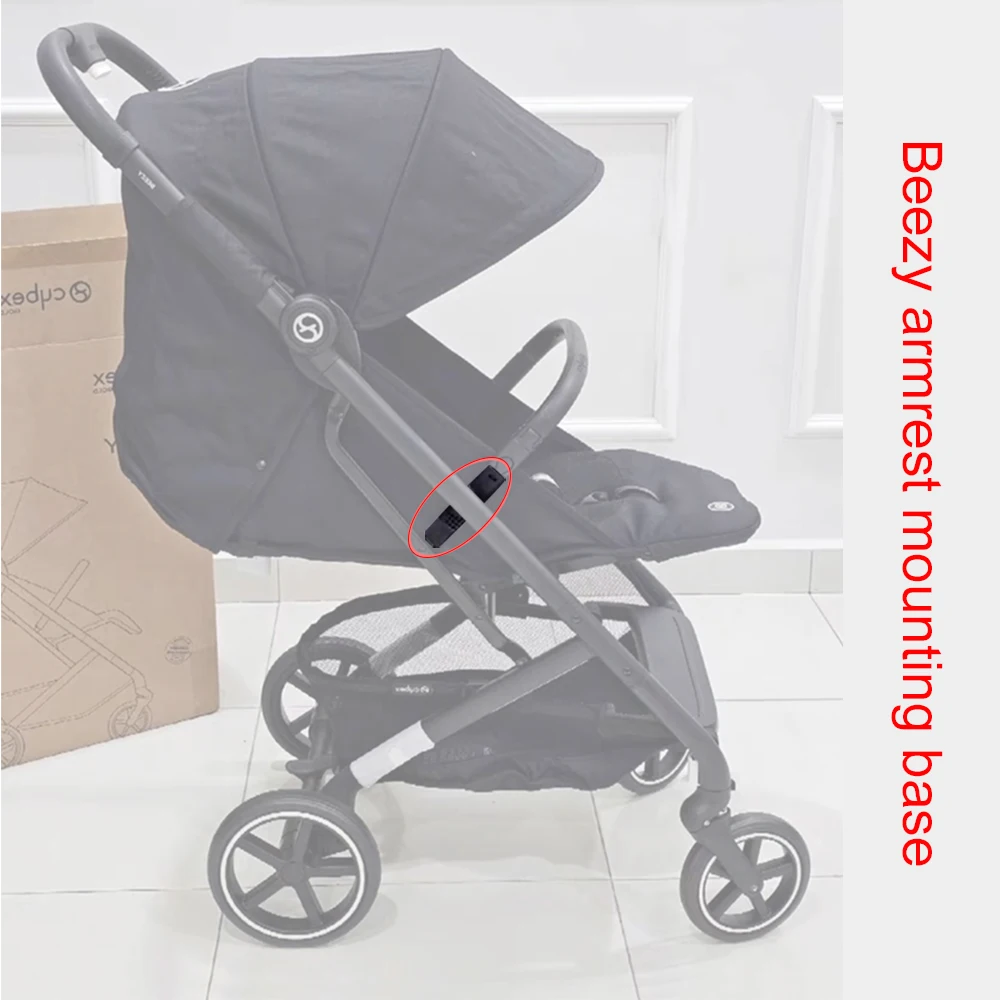 

Stroller Armrest Mounting Base For Cybex Beezy Bumper Bar Fixed Socket DIY Baby Buggy Replacement Accessories