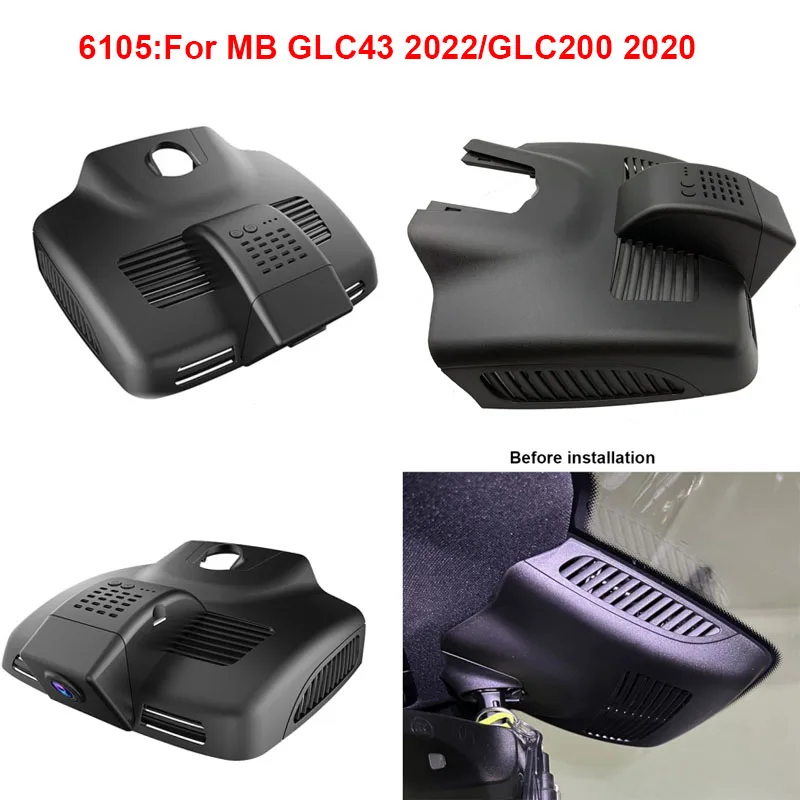 4K HD Night Vision Wifi Car DVR For Mercedes Benz GLC X254 GLC320 GLC300L GLC260L GLC 250D Glc 43 2018 2019 2020 2021 2022 2023