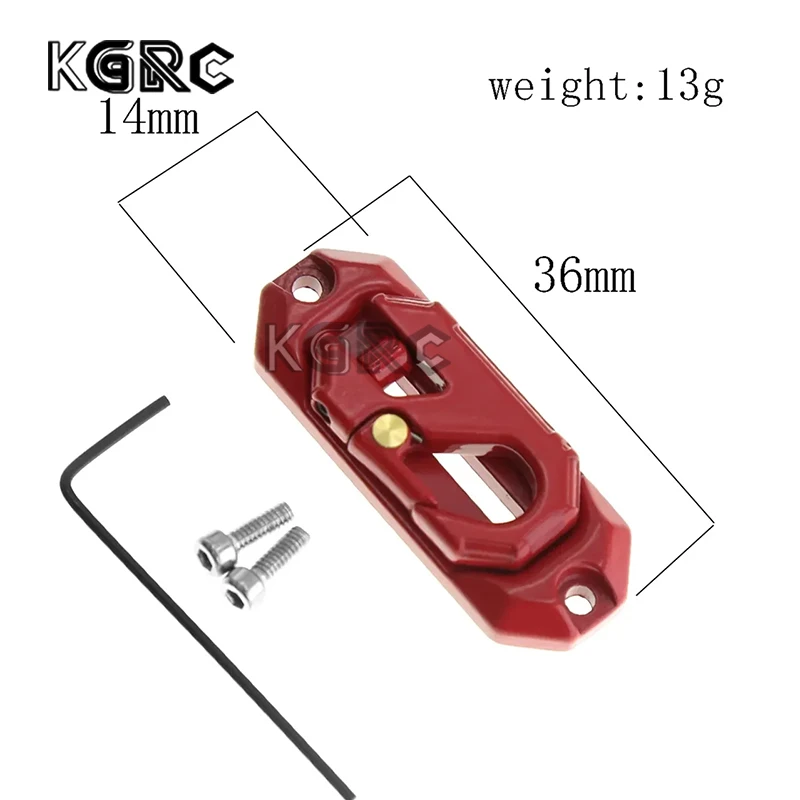 Metal Winch Control Mount Hawse Fairlead and Hook for 1/10 RC Remote Control Crawler Car Accessories Truck Spare Parts