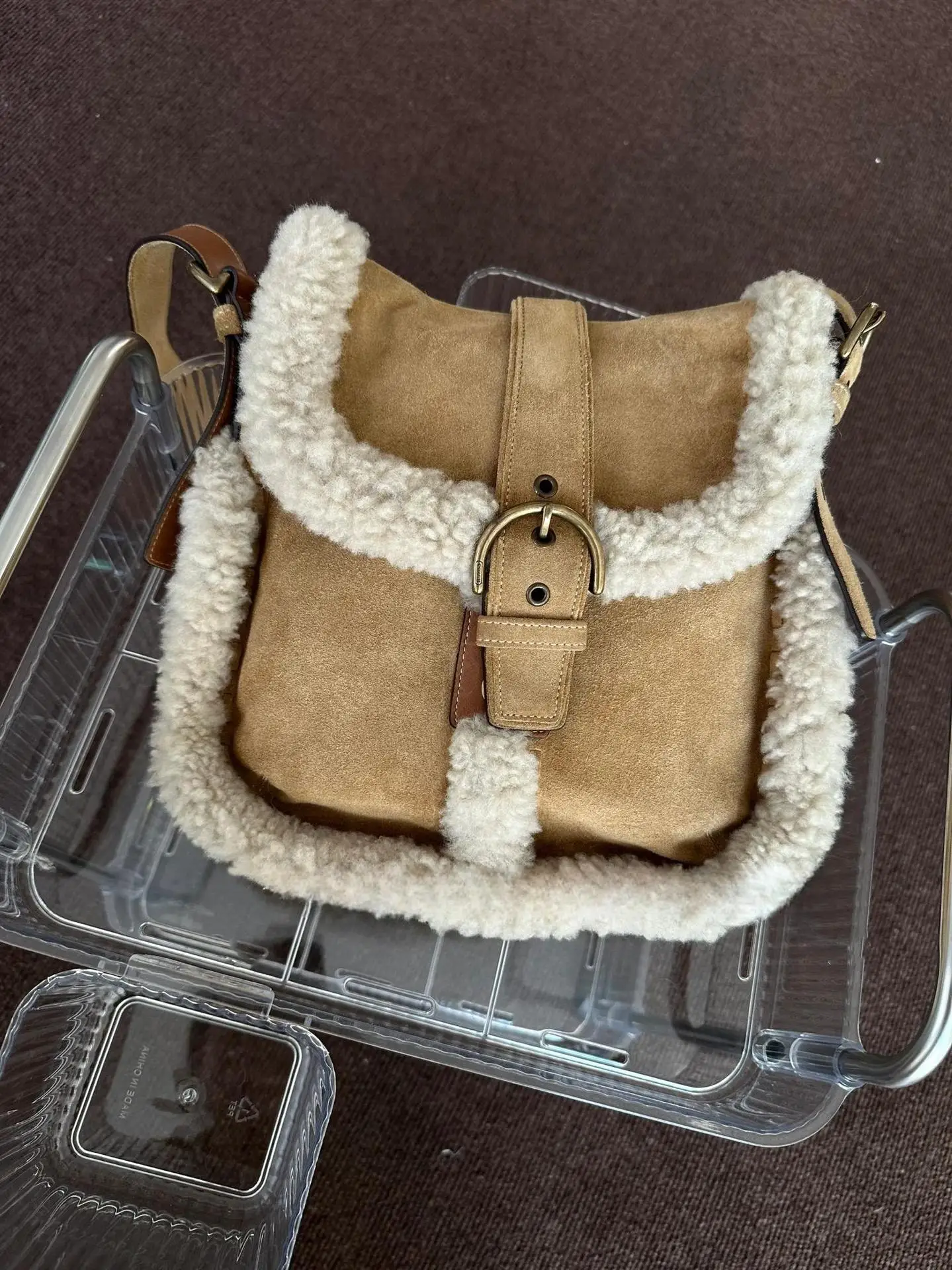 Женские сумки через плечо, корейские ретро плюшевые кавайные универсальные простые новые сумки, высококачественные роскошные брендовые сумки на плечо для девочек