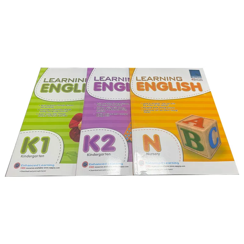 Sap تعلم اللغة الإنجليزية 3 كتب N/K1/K2 كتاب دراسة رياض الأطفال في سنغافورة #1