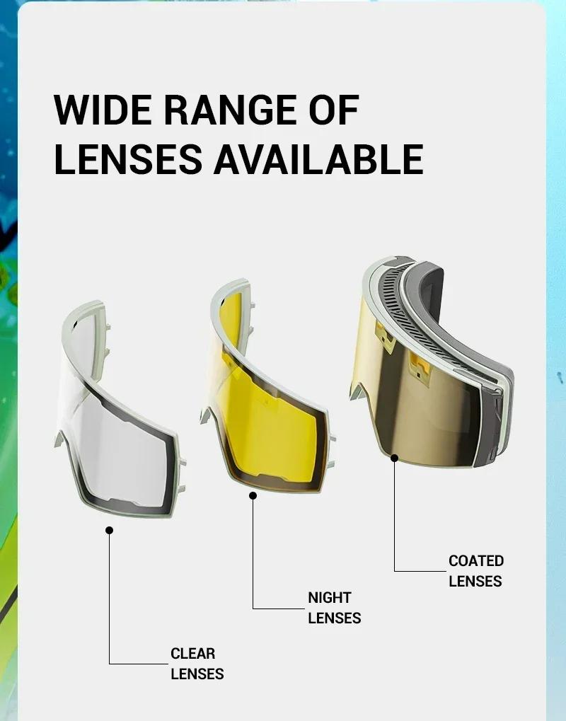 Kapvoe Schneebrille Herren Snowboarden Skimaske Photochrome Skibrille Antibeschlag UV400 Schneemobilbrille Motorrad Radfahren – Detail 9