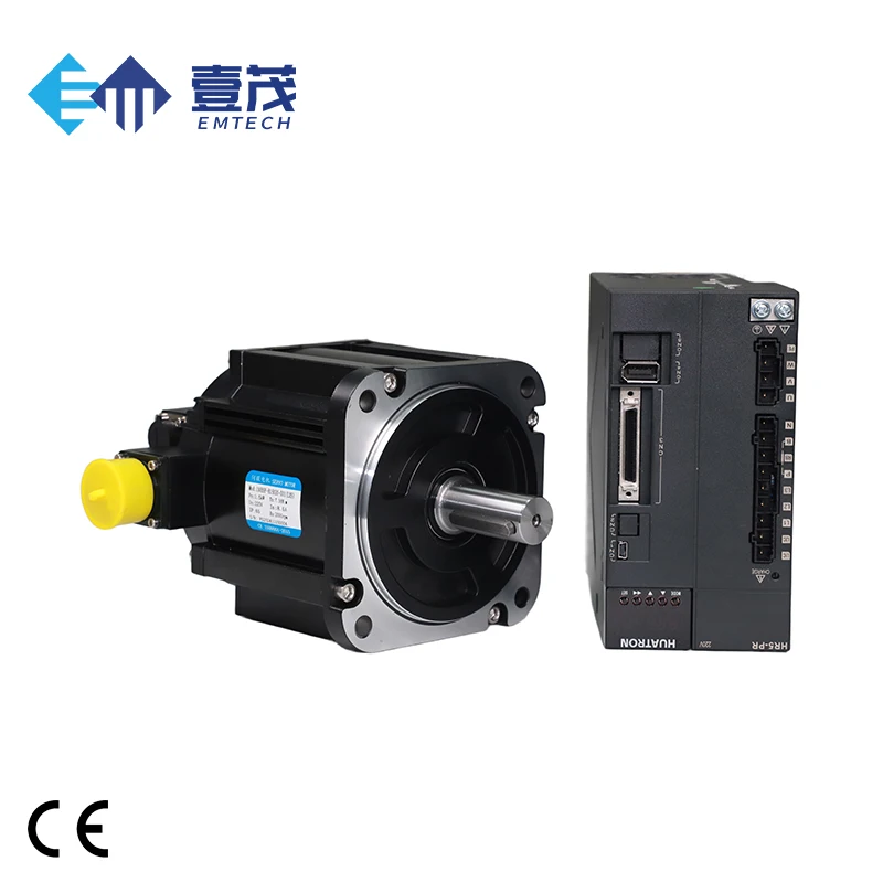 130mm 1.5KW 2500RPM Servo Motor Drive Kit 15N.m IP65 Waterproof Rating 220V Three-phase IE3 60Hz Flange Mount CE ROHS