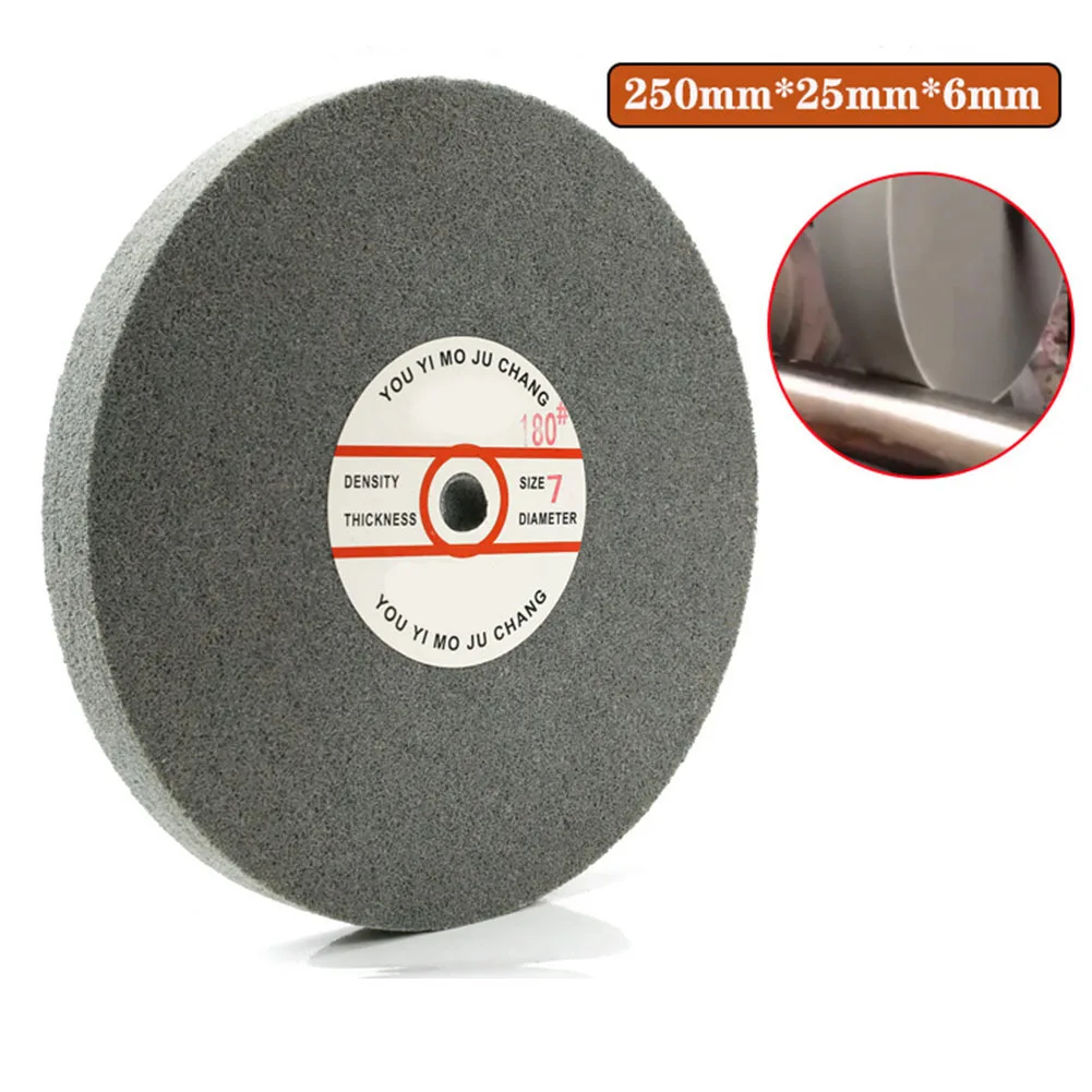 

1pc 10inch Deburring Wheel Nylon Fiber Polishing Wheels For Grinder Buffing Machine Remove Burrs Welding Stains Metal Grinding