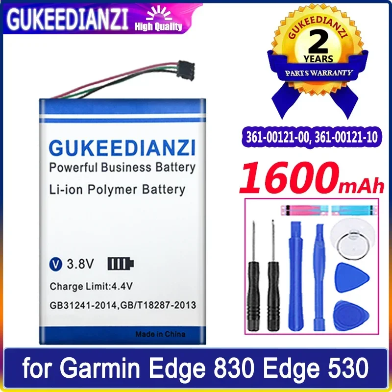 High Capacity GPS Navigator Battery 3.8V/ 1600mAh 361-00121-00, 361-00121-10 (463450) For Garmin Edge 530 Edge 830 Batteries