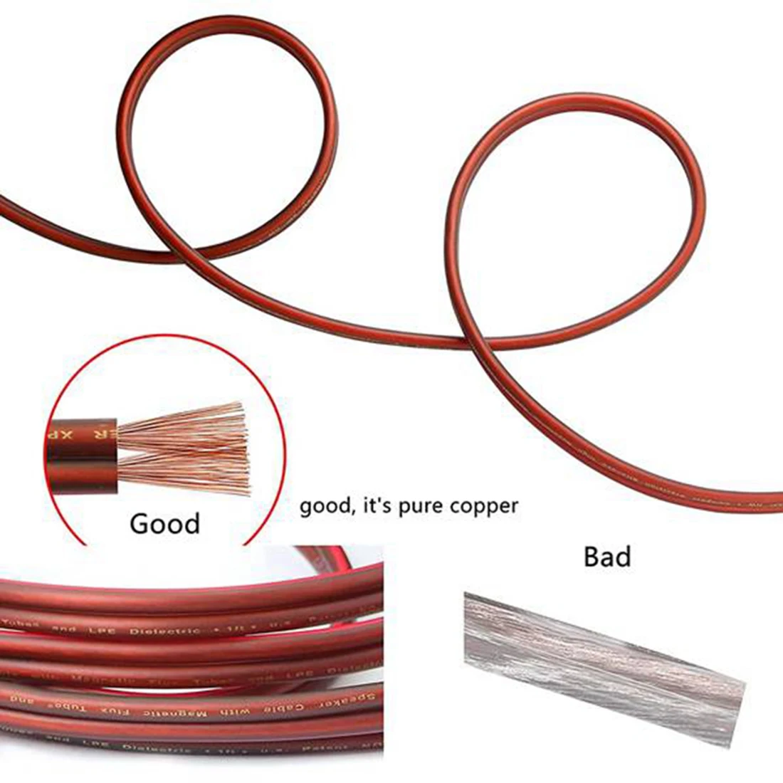 XLR Speaker Wire, Speaker Bare Cable to XLR Plug, Gold Plated XLR 3 Pin Male Connector Replacement Audio Cable Open End image 2